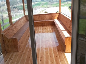 Ahşap Kamelya Çardak Bitmiş Hali