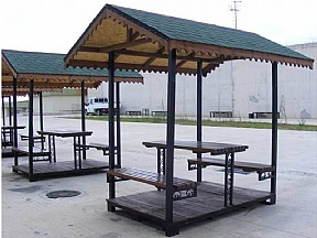 Bahçe dekorasyonunda ferforje pergola ve çardaklar