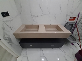 Kendinden Lavabo Banyo Tezgah Çalışmalarımız