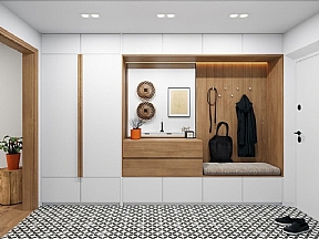 Ahşap Portmanto Vestiyer Dolabı İmalat ve Montaj Hizmeti